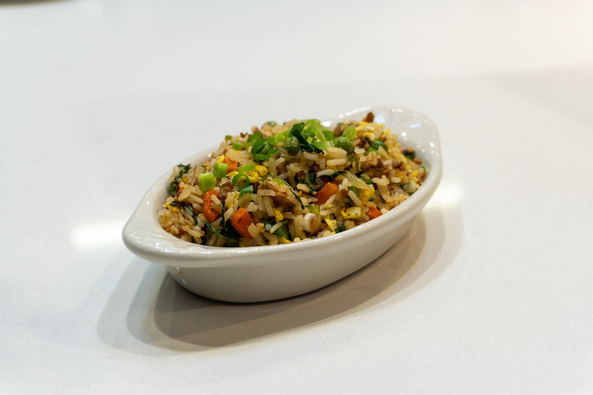 Cantonese Fried Rice with Maia Shred™, Peas & Gai Lan – By Chef Roberto Young